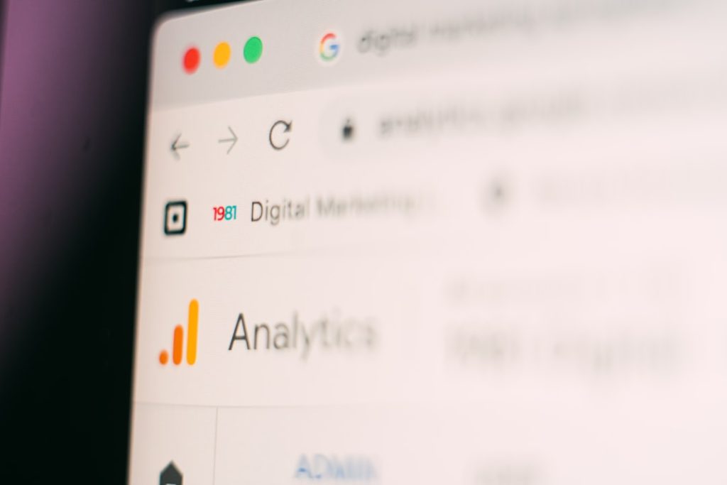 Marketing and analytics dashboard for 1981 digitals website design services in Springfield, Illinois.
